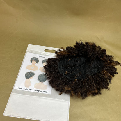 Arzuna Human hair,Human Hair Wigs for Black Women Brazilian Virgin Short Curly Afro Wigs
