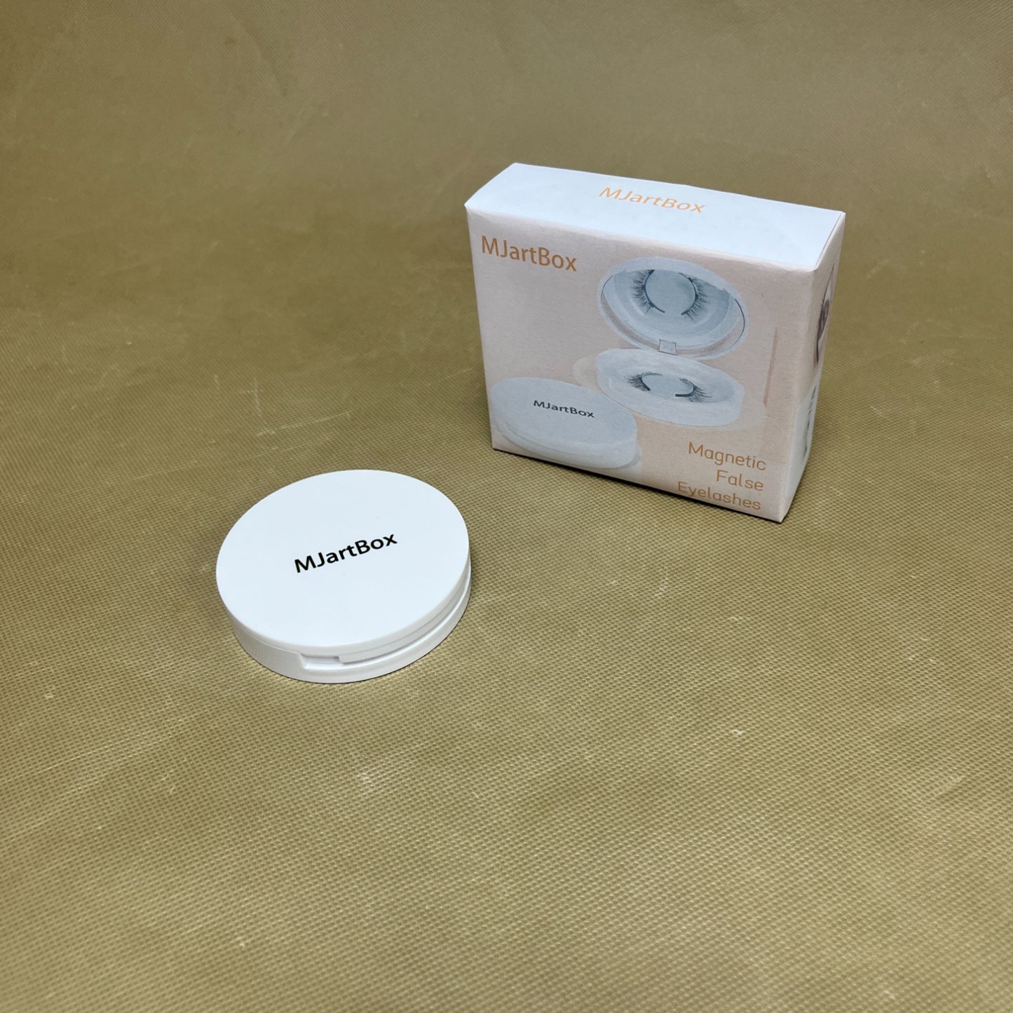 MJartBox  Magnetic false eyelashes , Dual Magnetic False Eyelashes without Eyeliner, Reusable Fake Eyelashes