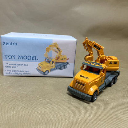 Xentrb  Toy models, Mini Model Construction Vehicle Toy Set for Boys Girls Age 1-3 4 5 6 7 Years Birthday Party Favors Gift