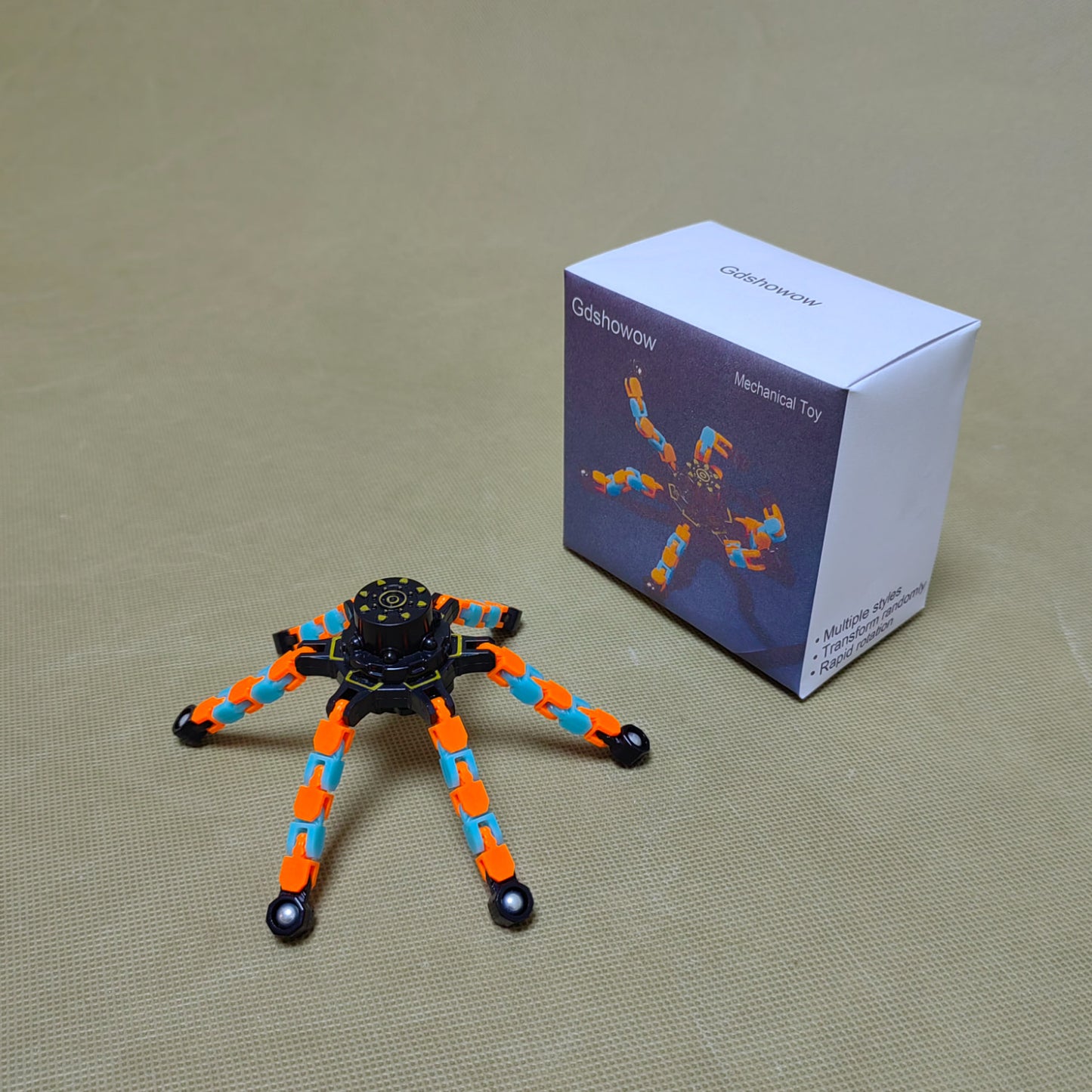 Gdshowow Mechanical toys ,Transformable Fidget Spinners for Kids and Adults Easter Birthday Party Favors for Boys and Girls
