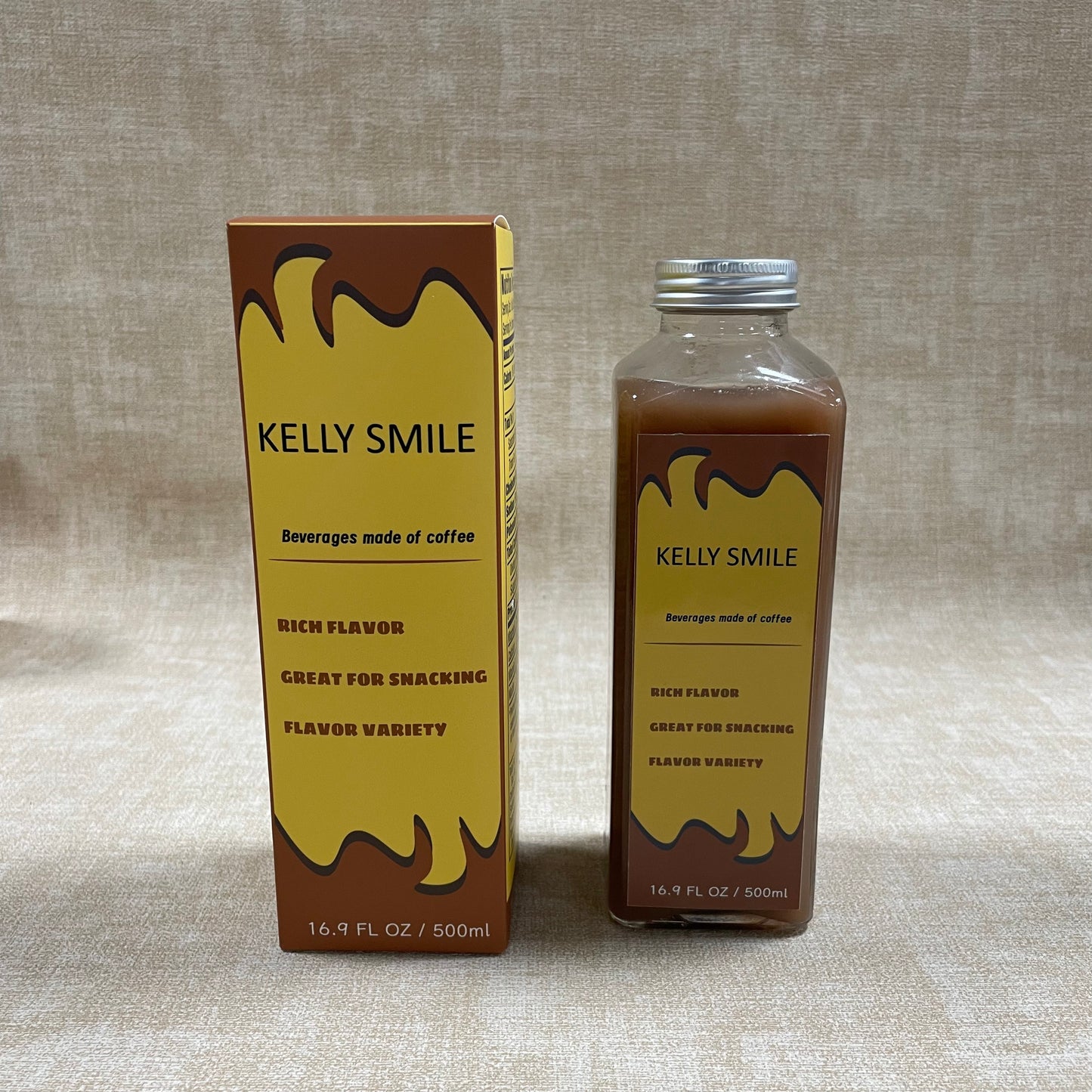 KELLY SMILE Beverages made of coffee,  Flavored, Instant Espresso Coffee Concentrate, Cold Brew Style, Iced Coffee Style Drinks