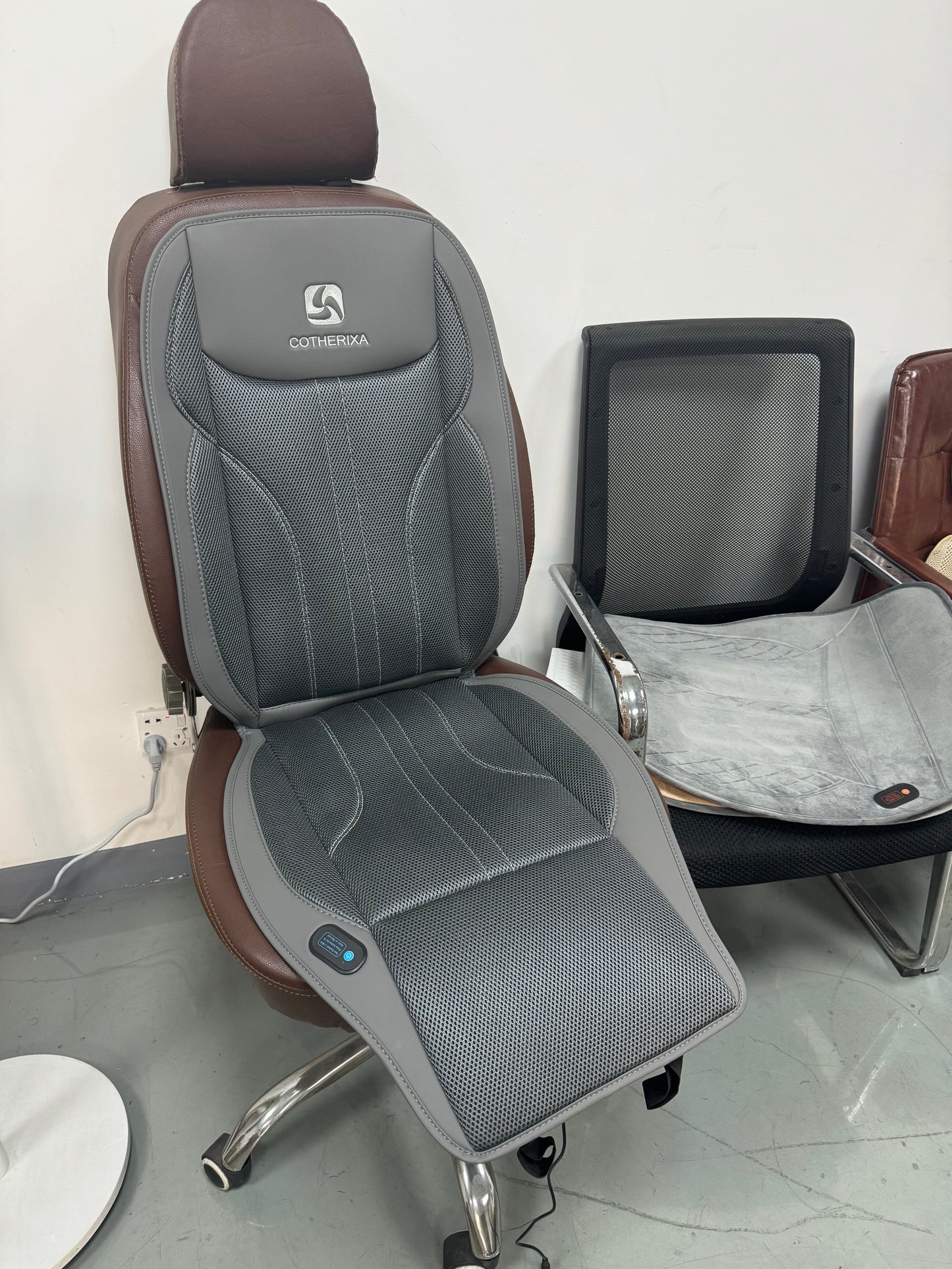 COTHERIXA  Automobile seat cushions, Thick Memory Foam Desk Chair Cushion Back Support for Automotive Seat Driver, Travel, Washable