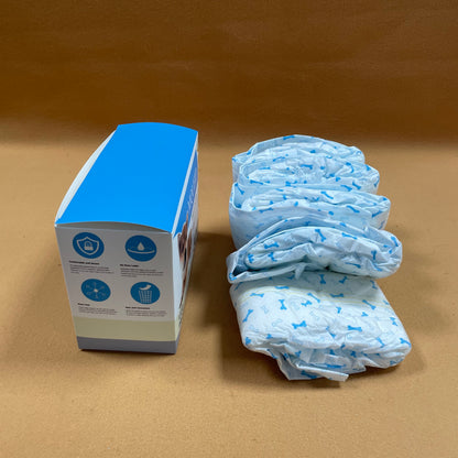 MQUEID All-Absorb Disposable  Dog Diapers Small Size, Improved , Super Absorbent, Breathable, Wetness Indicator