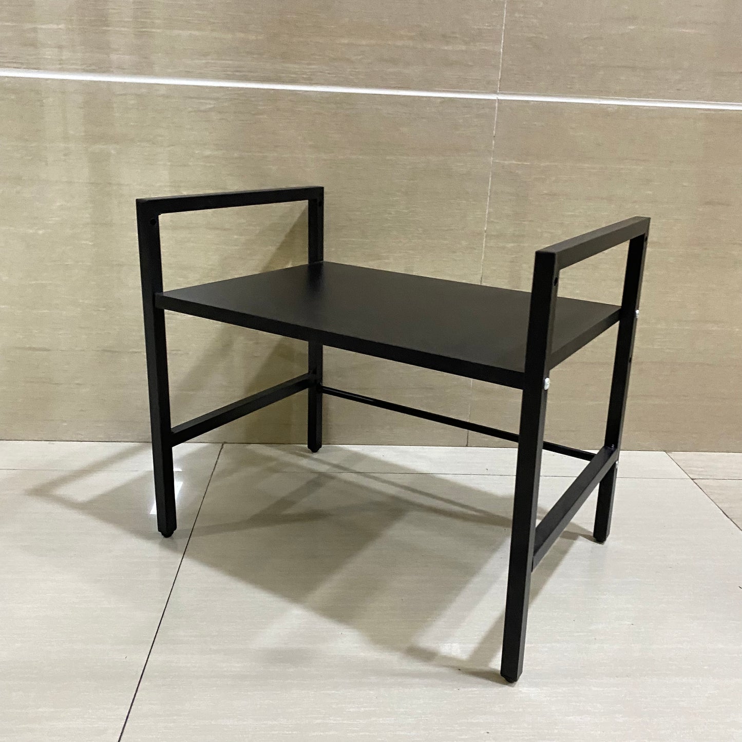 Vivahome Storage racks,Black Storage Shelf for Countertop,for Kitchen Living Room Den Balcony Dining Room