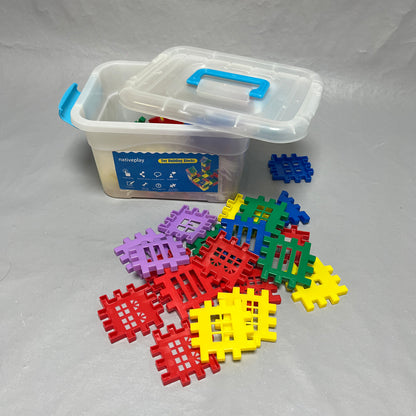 nativeplay  Toy construction blocks, Building Toys ,Interlocking Building Blocks for Toddlers and Kids
