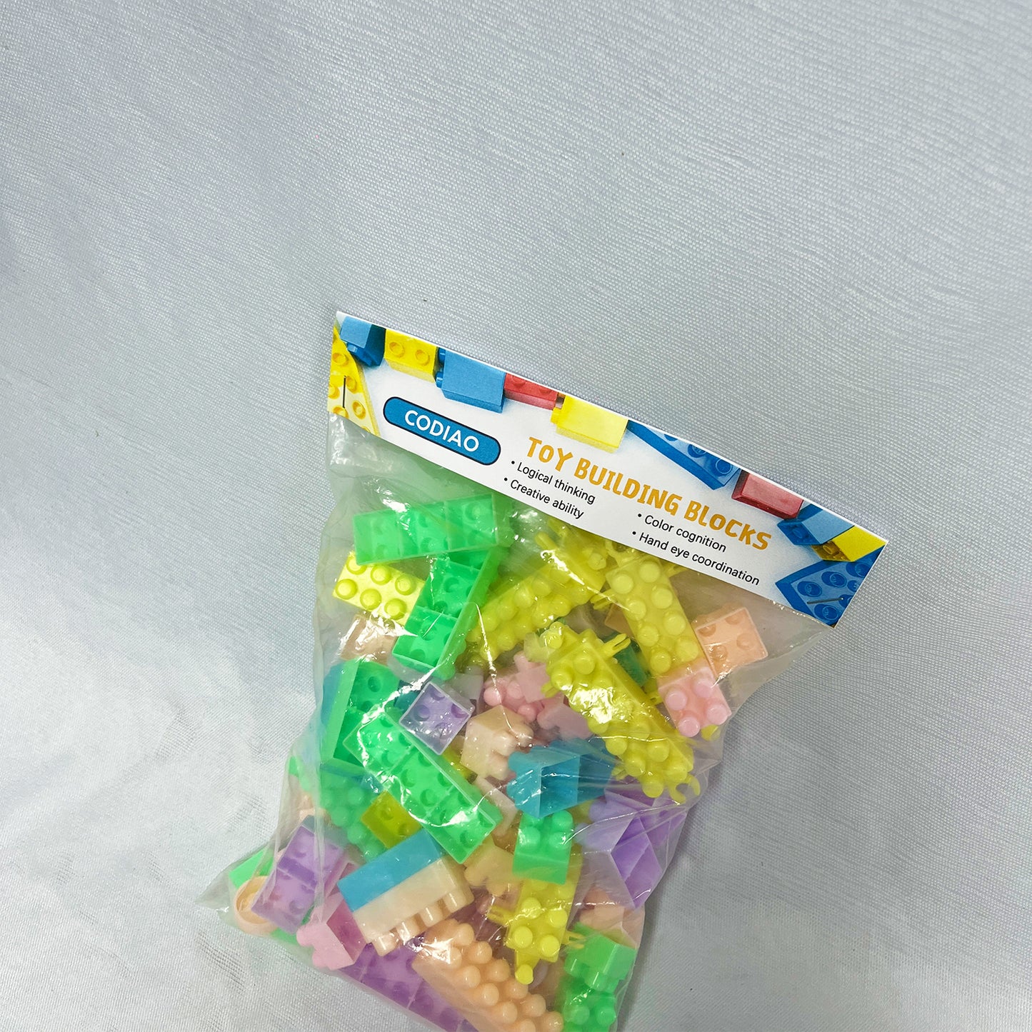 CODIAO Toy building blocks,Counting BlocksBuilding Blocks for Toddlers,Learning Building Blocks, Stacking Blocks