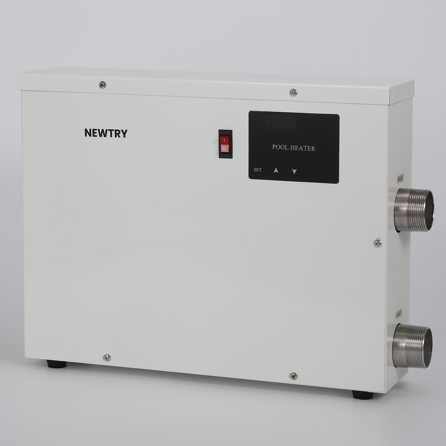 NEWTRY  Water heaters , Tankless Water Heater ,Electric, On Demand Hot Water, Eco, White