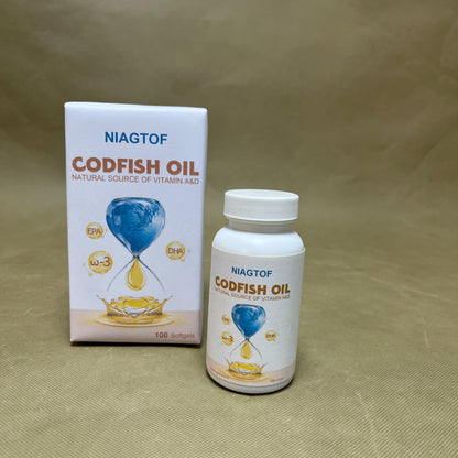 NIAGTOF   Dietary and nutritional supplements containing fish oil, Cod Liver Oil ,Support for Heart & Brain Health