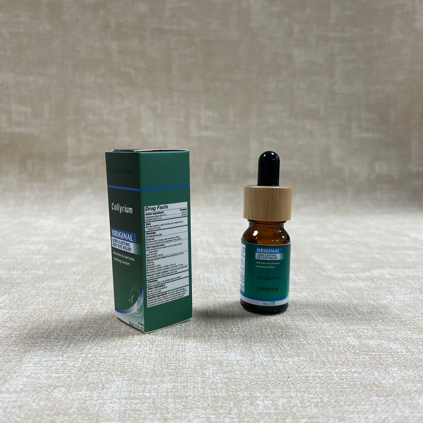 LALA&JIMMY  Collyrium Eye Drops for Red Eyes, Redness Reliever for Brighter Looking Eyes, Works in 1 Minute , Eye Drops