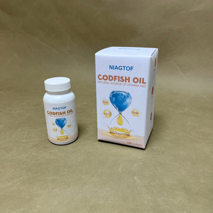 NIAGTOF   Dietary and nutritional supplements containing fish oil, Cod Liver Oil ,Support for Heart & Brain Health