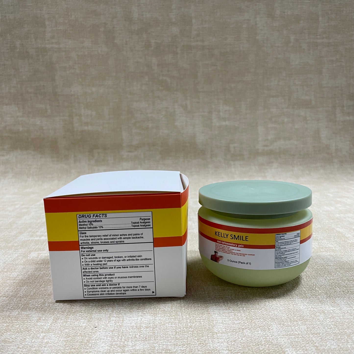 KELLY SMILE  Anti-inflammatory gels, Arthritis, Bursitis, & Tendonitis - Fast-Acting Formula with Natural Ingredients
