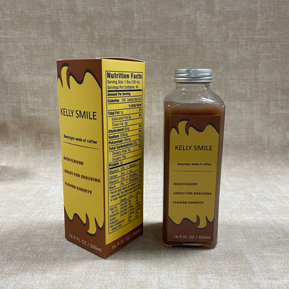 KELLY SMILE Beverages made of coffee,  Flavored, Instant Espresso Coffee Concentrate, Cold Brew Style, Iced Coffee Style Drinks