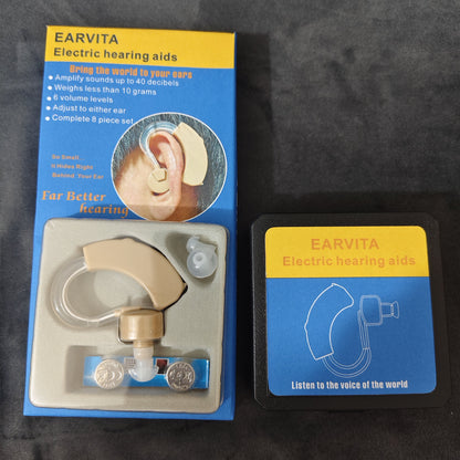 EARVITA  Electric hearing aids,Hearing Aids for Seniors, Hearing Aids Rechargeable with Noise Cancelling and Volume Control