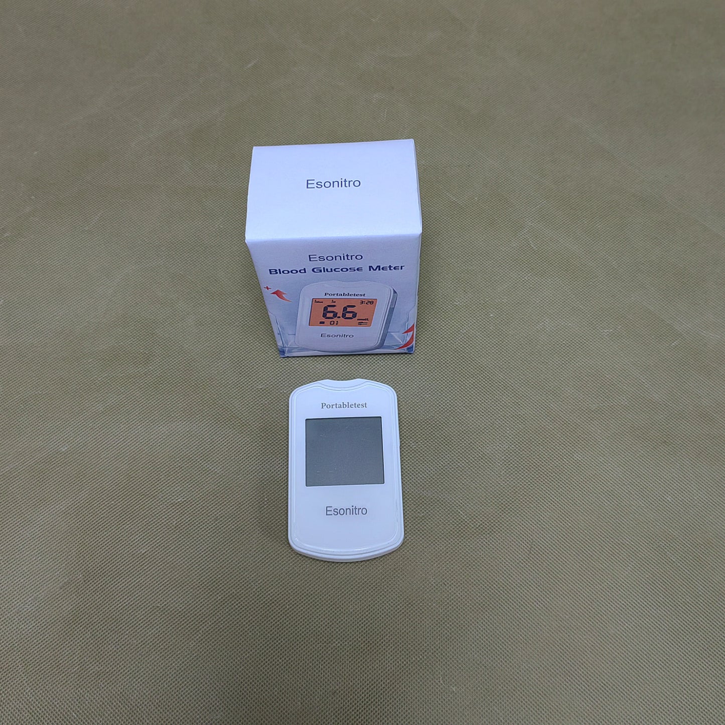 Esonitro   Blood glucose meters,large LCD screen,No Coding Required, for Diabetes Testing for Home/Travel Use