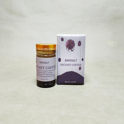 ENVOULT Instant Coffee, Hand-Selected Beans, Charcoal Grill and Fruity Aroma, 2.47 oz