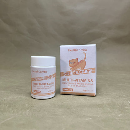 HealthCombo   Vitamins for pets, Cat Multivitamin,Cat Treats for Health,Immune, Joint Support