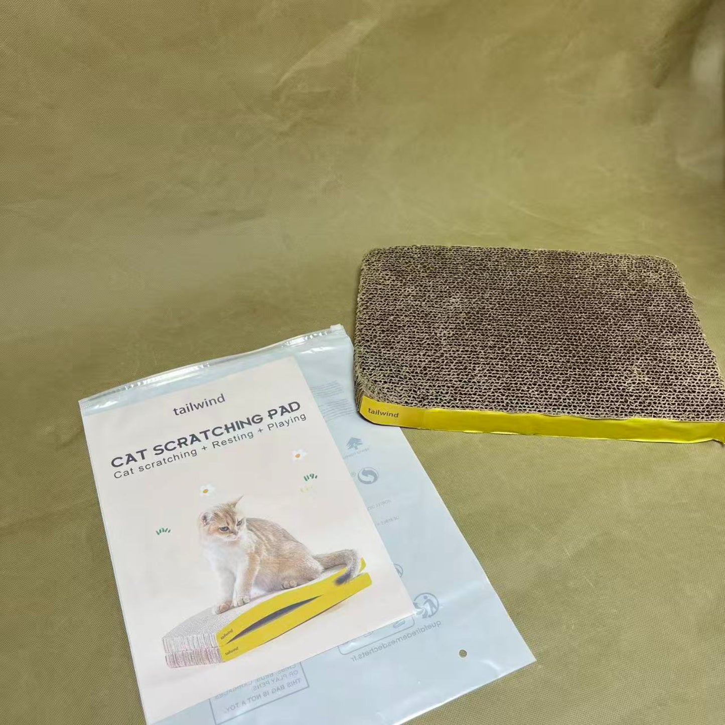 tailwind  Cat scratching pads,Cat Scratcher Cardboard,Reversible,Durable Recyclable Cardboard, Premium Scratch