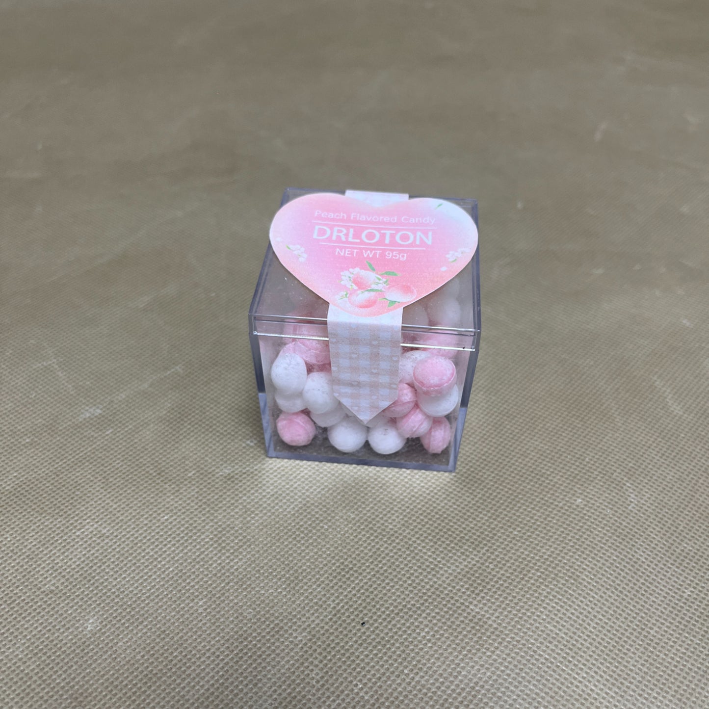 DRLOTON  Candy ,Fruit Candies ,Fruit-Flavored Hard Candy  ,Peach Flavored Candy