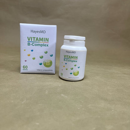 HayesMD   vitamin preparations,Healthy Energy, Metabolism, Complete B Complex, 60 Vegetarian Capsules