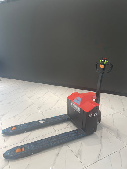 CDWWP Fork lift trucks ,Full Electric Pallet Jack Truck,for Factory, Warehouse, Supermarket, Multi-Function Handle