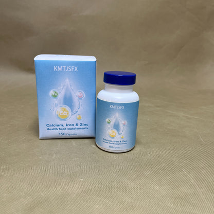 KMTJSFX   Health food supplements  ,Nature Made Calcium Iron Zinc with Vitamin , Dietary Supplement for Bone Support