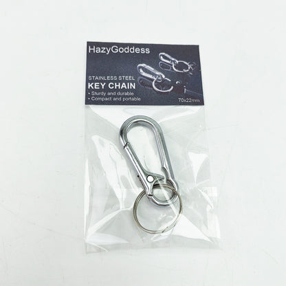 HazyGoddess  Key chains, Keychain Hooks with Key Rings,Metal Keychain Hooks for Jewelry Making, DIY Crafts,Crafts