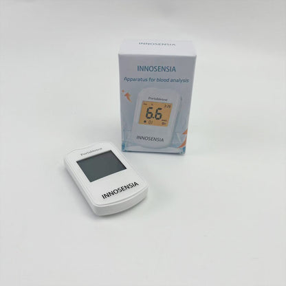 INNOSENSIA   Apparatus for blood analysis ,Blood Sugar Test , No Coding, Large Display