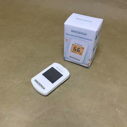 INNOSENSIA   Apparatus for blood analysis ,Blood Sugar Test , No Coding, Large Display
