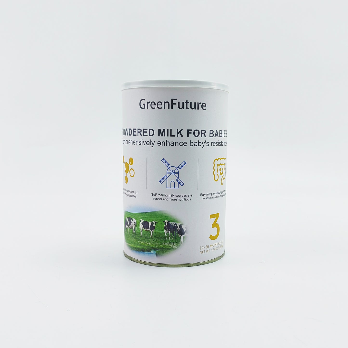 GreenFuture Powdered milk for babies ,Organic Toddler Milk Drink , Non-GMO, Powdered Dairy Infant Formula ,for Babies 12-36 Months