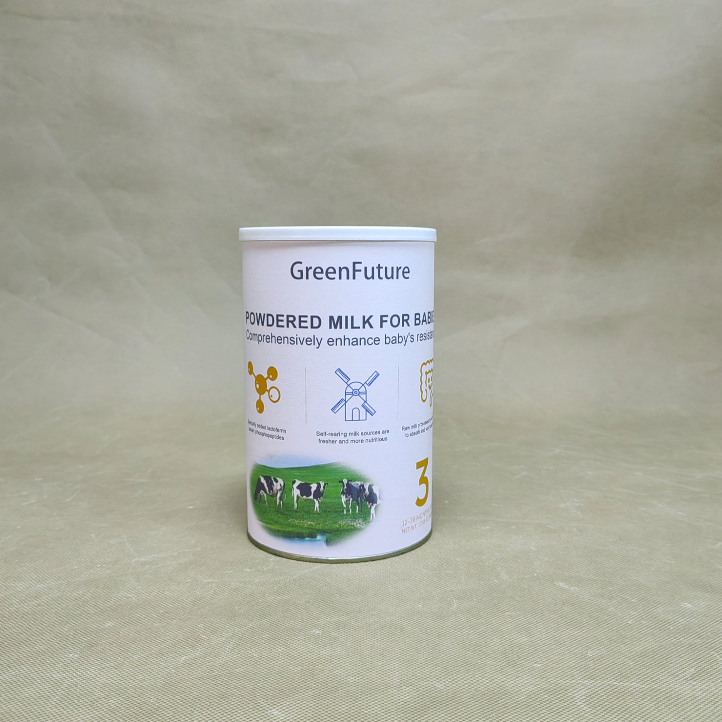 GreenFuture Powdered milk for babies ,Organic Toddler Milk Drink , Non-GMO, Powdered Dairy Infant Formula ,for Babies 12-36 Months