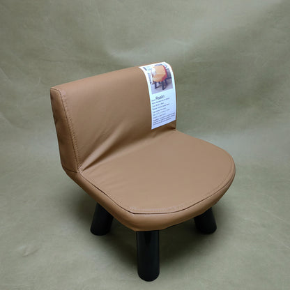 Raalin Children's furniture, Leather Pouffe Footstool, Small Ottoman Under Desk for Vanity,Living Room