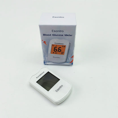 Esonitro   Blood glucose meters,large LCD screen,No Coding Required, for Diabetes Testing for Home/Travel Use