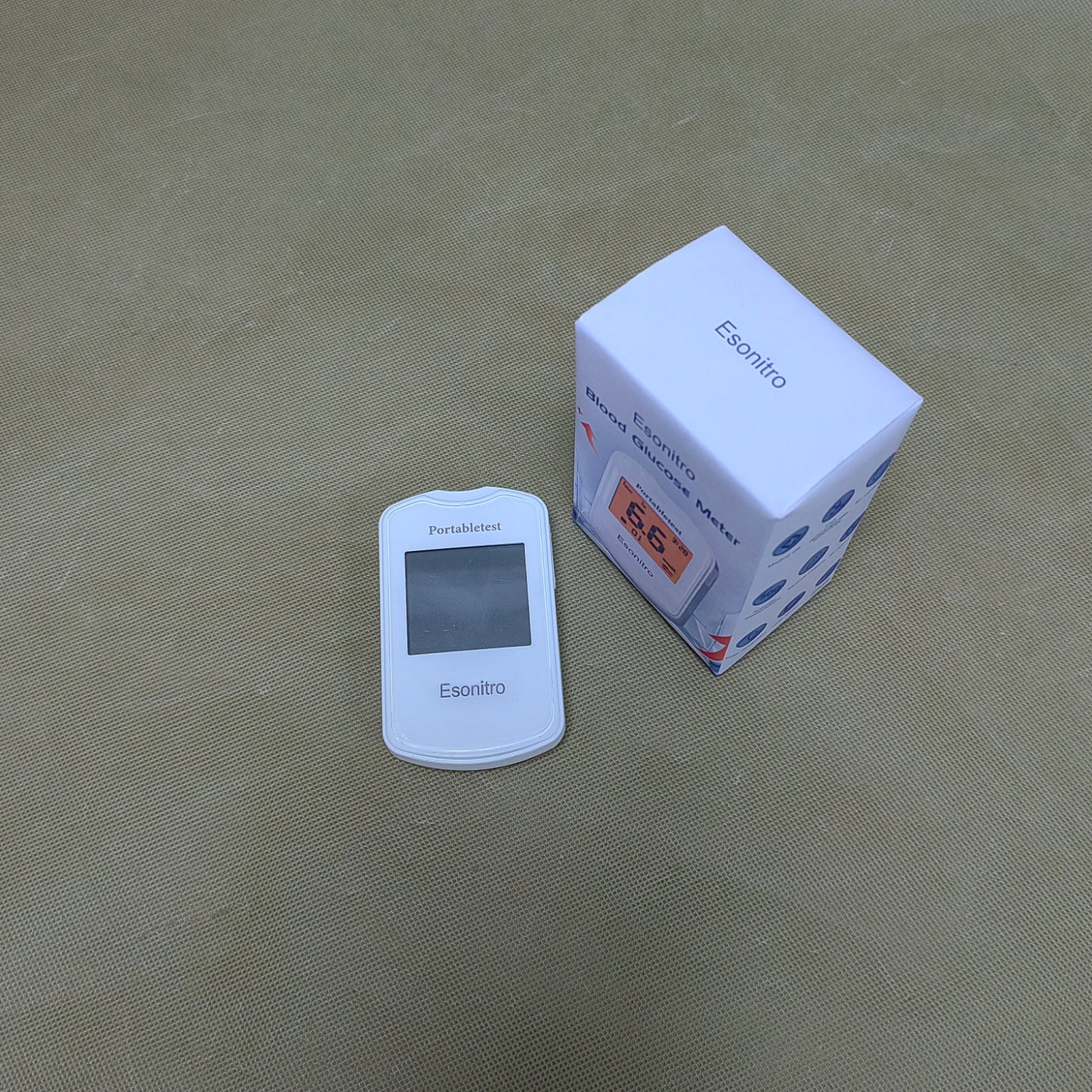 Esonitro   Blood glucose meters,large LCD screen,No Coding Required, for Diabetes Testing for Home/Travel Use