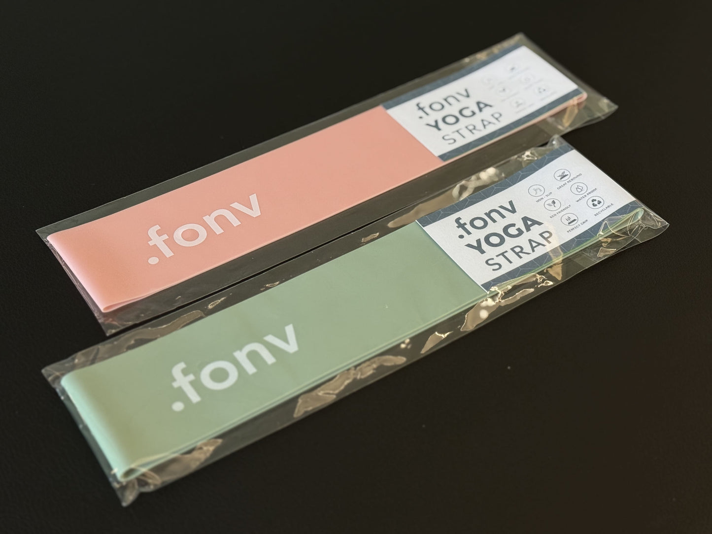 . fonv Yoga straps,  Resistance Bands Exercise Bands for Home Fitness, Stretching, Strength Training
