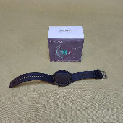 ZIBOURE  Watches for sporting use,Smartwatch for Men Women, Fitness Tracker Watch with Pedometer, Heart Rate/Sleep Monitor, Blood Oxygen, IP68 Waterproof
