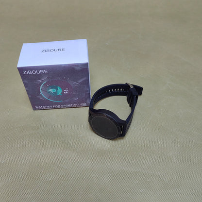 ZIBOURE  Watches for sporting use,Smartwatch for Men Women, Fitness Tracker Watch with Pedometer, Heart Rate/Sleep Monitor, Blood Oxygen, IP68 Waterproof