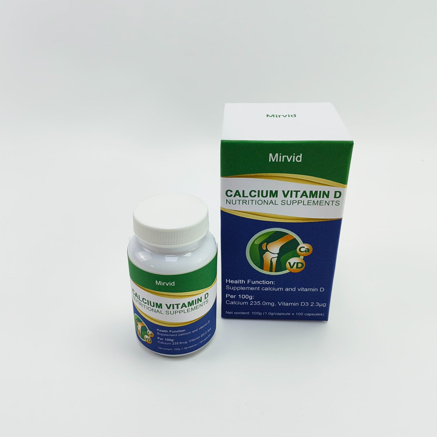 Mirvid Dietary and nutritional supplements,Bone Health Support Supplement, Calcium Supplements ,Bone Strength, Teeth