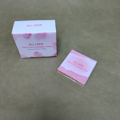 JILL LEEN Cosmetics, 9 Colors light Pink Eye Shadow Eyeshadow Palette, High Pigmented,for Travel Gift Kit