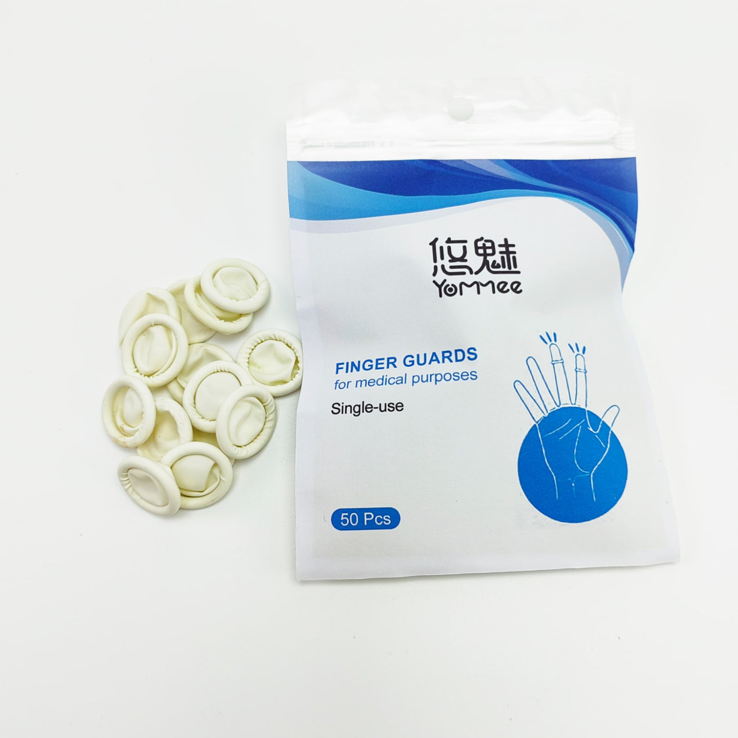 Finger guards for medical purposes,Medium Finger Gloves Protectors Disposable, Thumb Covers Protector