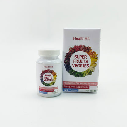 HealthHit   Dietary food supplements ,Daily Superfood Capsules for Adults - Fruit & Vegetable Supplements to Boost Immunity & Energy