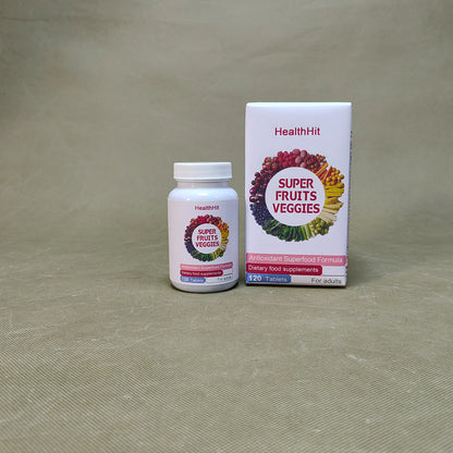 HealthHit   Dietary food supplements ,Daily Superfood Capsules for Adults - Fruit & Vegetable Supplements to Boost Immunity & Energy