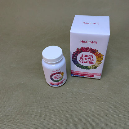 HealthHit   Dietary food supplements ,Daily Superfood Capsules for Adults - Fruit & Vegetable Supplements to Boost Immunity & Energy