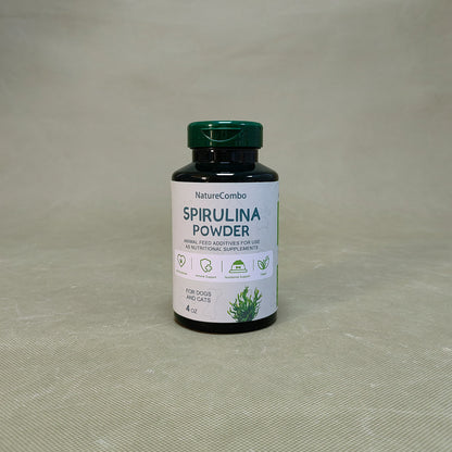 NatureCombo   Animal feed additives for use as nutritional supplements,Organic Spirulina Powder,  100% Pure, Non-Irradiated, Non-GMO, Gluten-Free