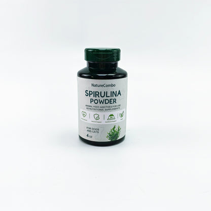 NatureCombo   Animal feed additives for use as nutritional supplements,Organic Spirulina Powder,  100% Pure, Non-Irradiated, Non-GMO, Gluten-Free