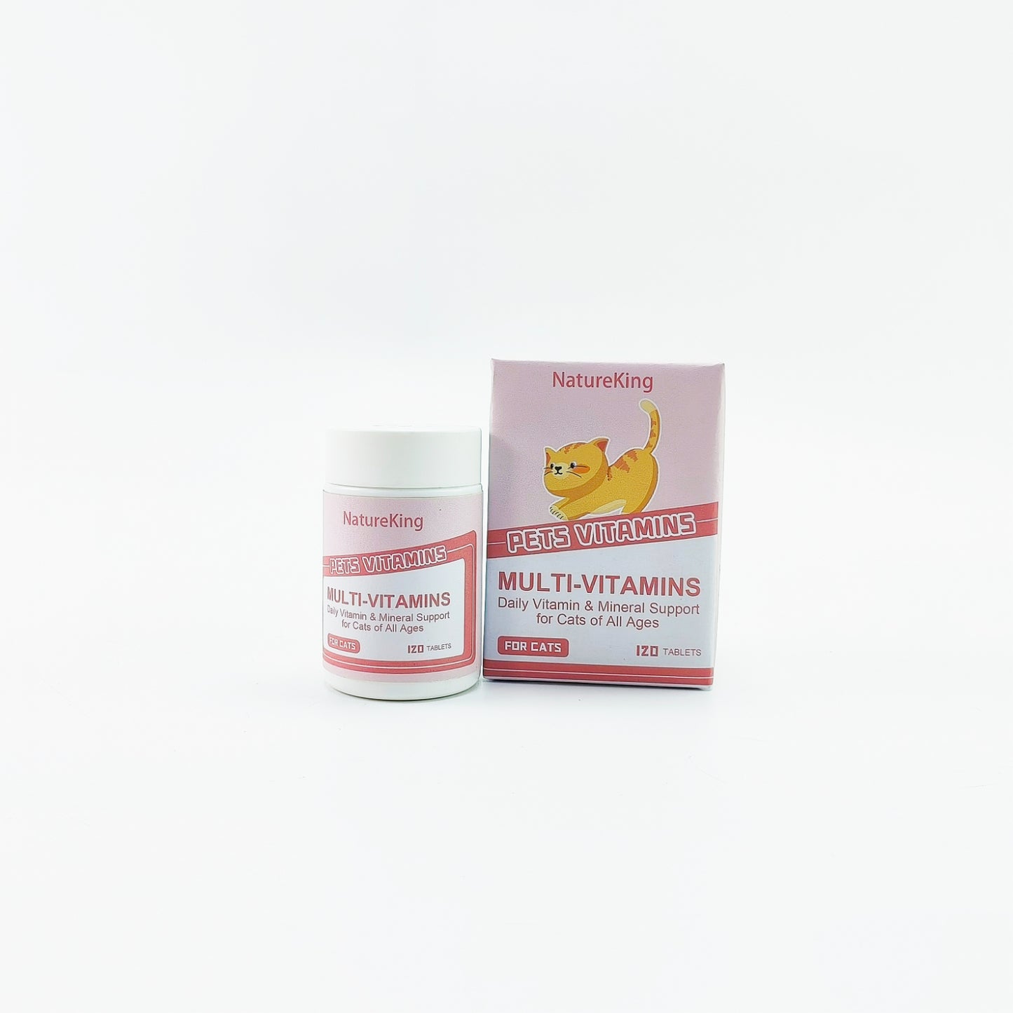 NatureKing  Vitamins for pets,Cat Multivitamin Chews, Skin & Coat, Hip & Joint Support - Immune Health, Skin, Heart, Digestion