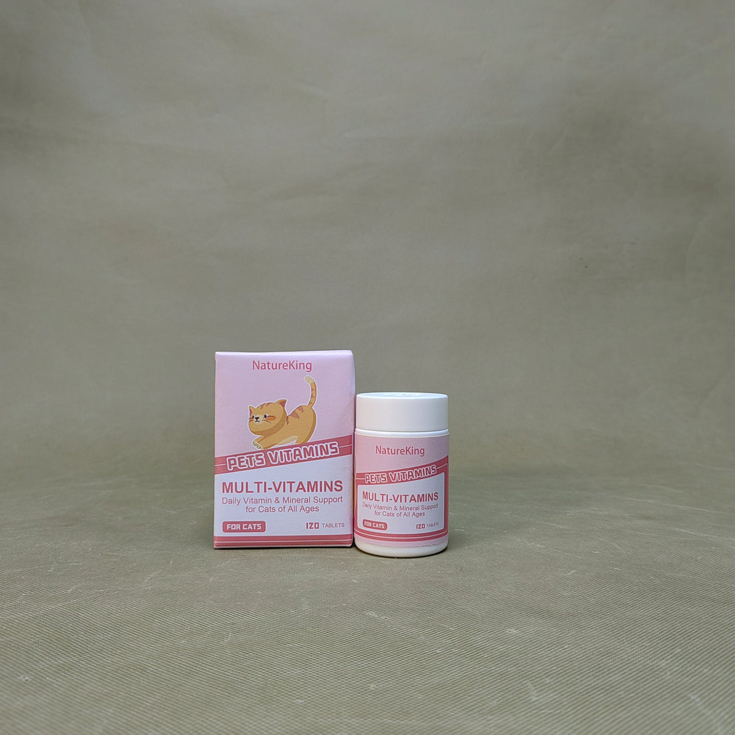 NatureKing  Vitamins for pets,Cat Multivitamin Chews, Skin & Coat, Hip & Joint Support - Immune Health, Skin, Heart, Digestion