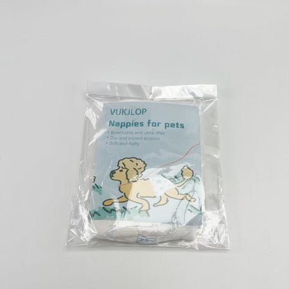 VUKJLOP  Nappies for pets,Ultra Absorbent Disposable Wrap with Secure Fit, Leakproof and Comfortable
