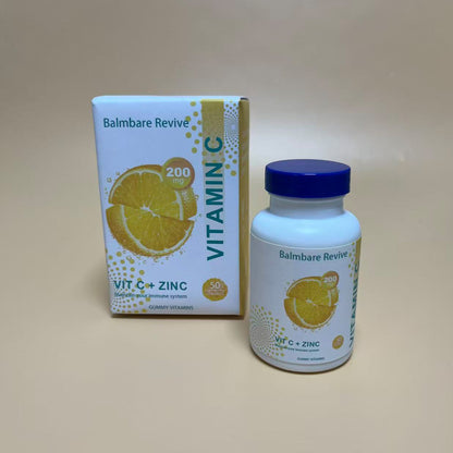 Balmbare Revive   Gummy vitamins, orange flavored gummy vitamins,Tropical Citrus Flavored Immune Support Vitamins