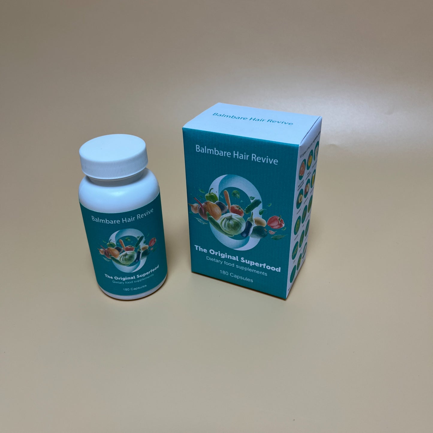 Balmbare Hair Revive   Dietary food supplements, Veggies Supplements ,Vegetarian, Non-GMO and Gluten Free Supplement