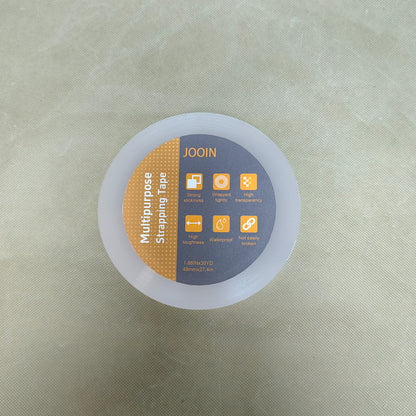 JOOIN Strapping tape,Plastic Adhesive Packing Tape for Shipping, Sealing Boxes,  Clear